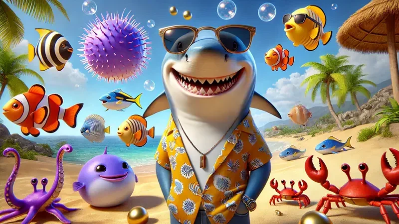 Permainan tembak ikan RIP3 ditampilkan pada perangkat mobile